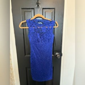 Royal Blue Lace Dress